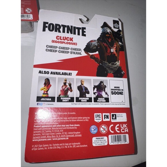 Fortnite Raz Glyph Master Agent Jones Cluck Eggsplosive Lot Epic Jazzwares - Picture 6 of 11